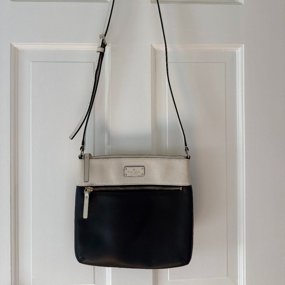 Kate Spade Cross-Body Bag in Black & White